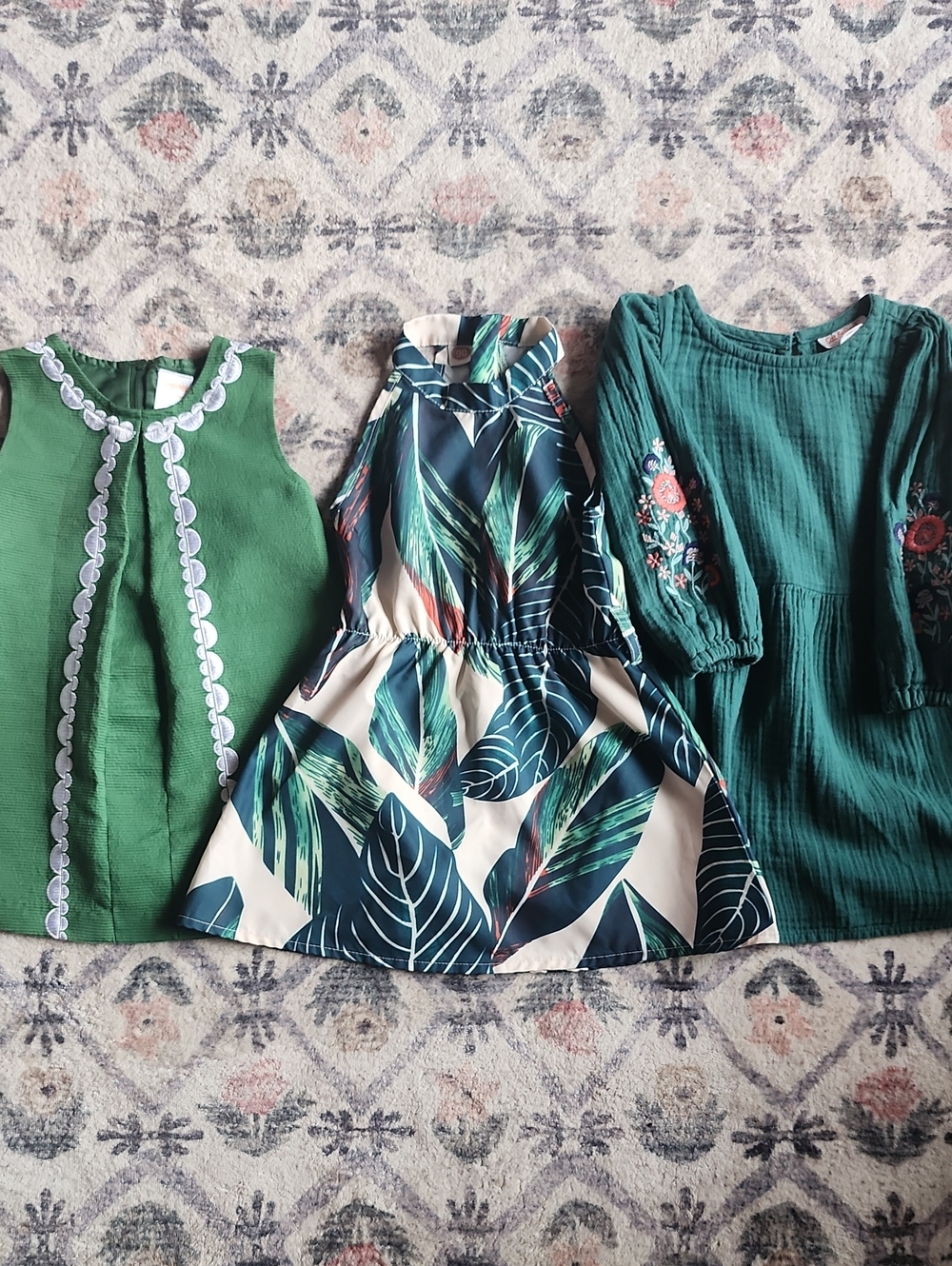 Girls Dress Bundle Lot 3pc Gymboree Sz 18-24M & 2T